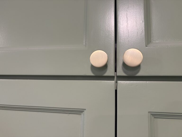 Cabinet Knob Installation and Door Adjustment in Topeka