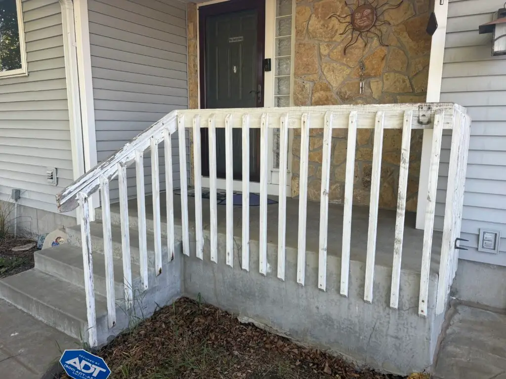 Porch Railing Replacement in Topeka — curb appeal improvement